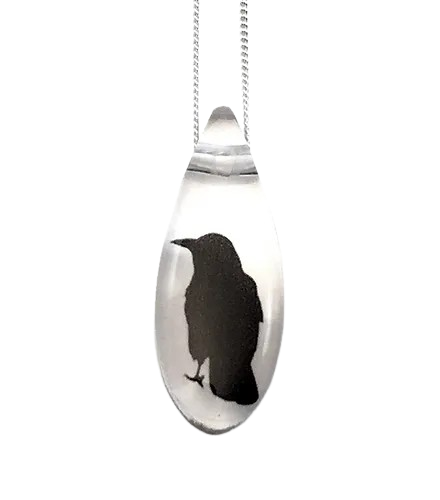 Drip Crow Necklace