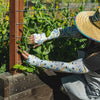Protective Farming Sleeves - Save The Bees/Mint L/XL