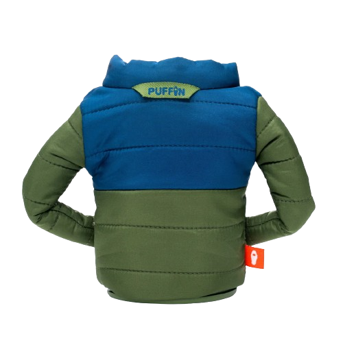The Puffy Jacket - Olive Green / Sailor Blue