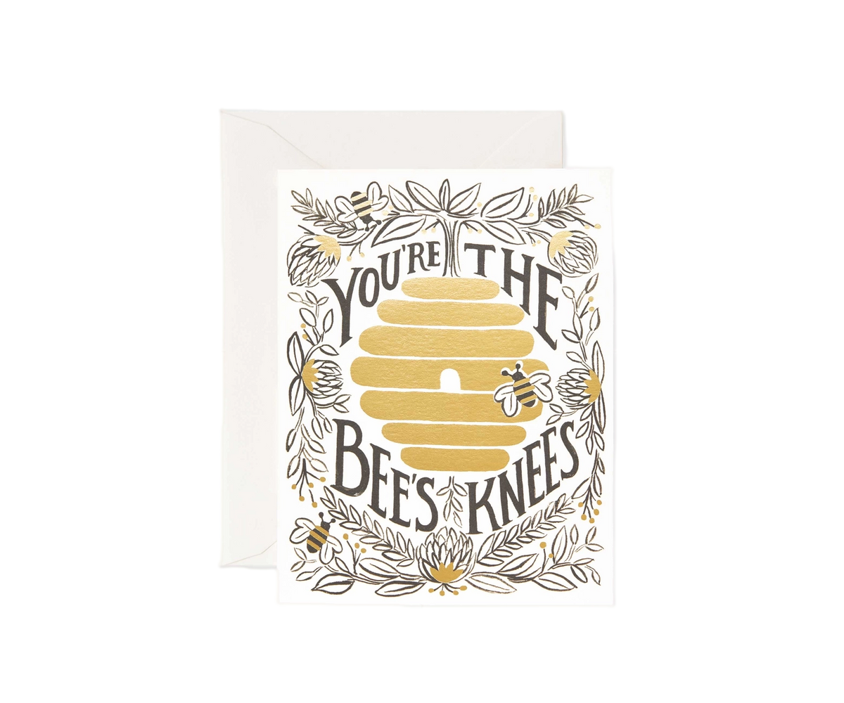 You&#39;re The Bee&#39;s Knees Appreciation Card