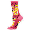 Cool Cats Club Socks - Pink