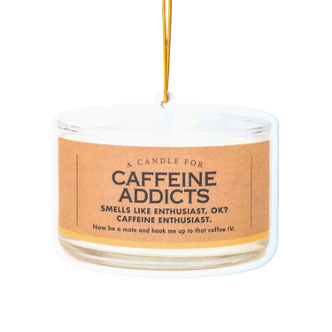 Caffeine Addicts Candle Air Freshener Whiskey River Soap Company Candles & Home Fragrance
