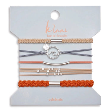 Celebrate - Large Hair Tie Bracelets Klani Jewelry