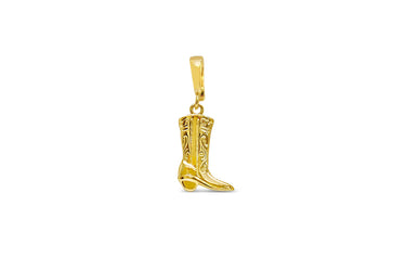Cowgirl Boot Charm - Gold Charm ERA Jewelry