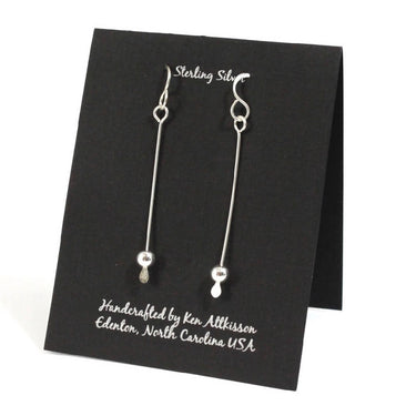 Drop Spikes w/Bead Earrings - ER148 Ken Attkisson Jewelry