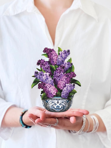 Mini Garden Lilacs FreshCut Paper Bouquet FreshCut Paper Cards