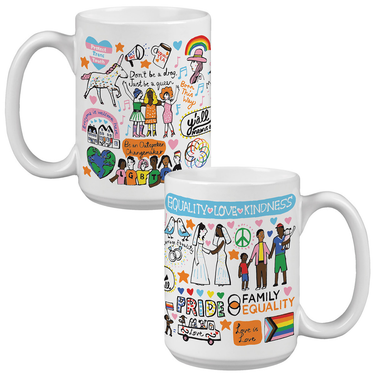Pride Love Wins Ceramic Mug Julia Gash Pride Household Stuff