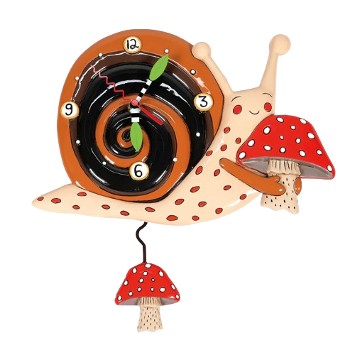 Slow &amp; Steady Snail Clock