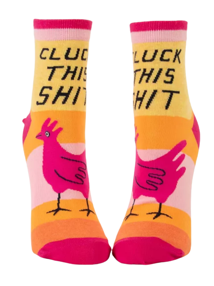 Cluck This Shit Ladies Ankle Socks