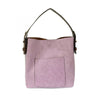 Soft Purple Hobo Bag w/Coffee Handle