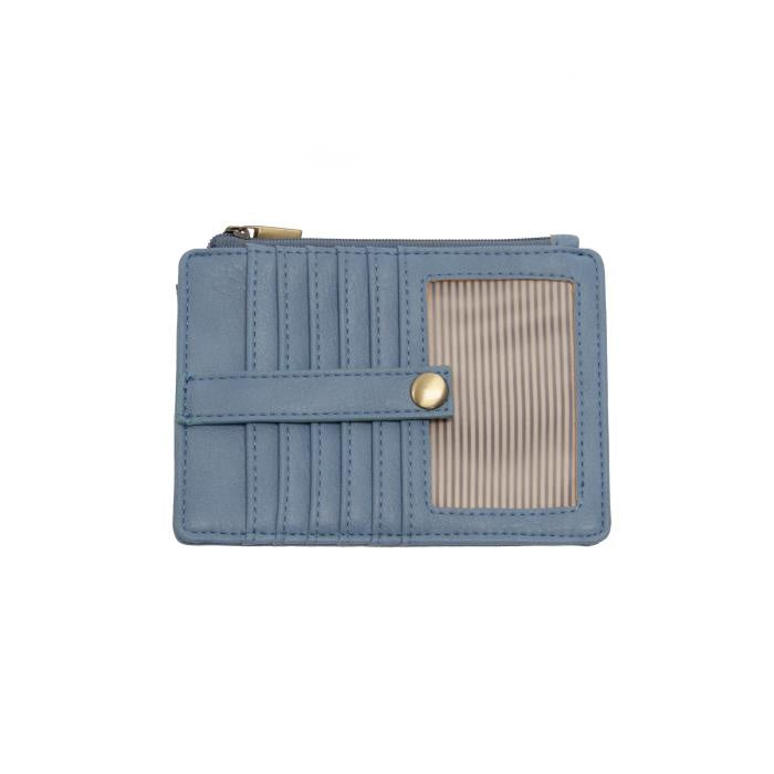 Tranquil Blue Penny Mini Travel Wallet
