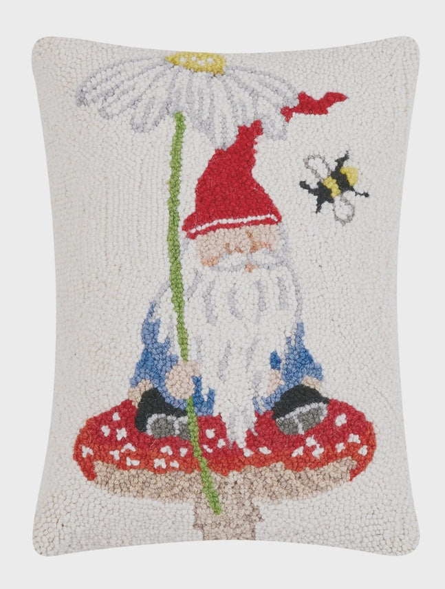 Toadstool Gnome Hook Pillow