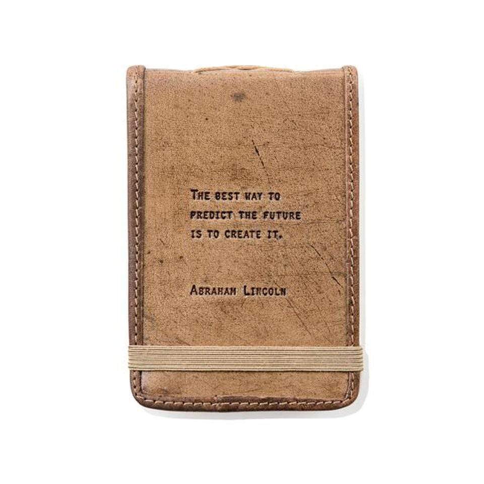 Abraham Lincoln Mini Leather Journal Sugarboo & Co Books & Journals