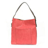 Azalea Pink Hobo Bag w/Coffee Handle