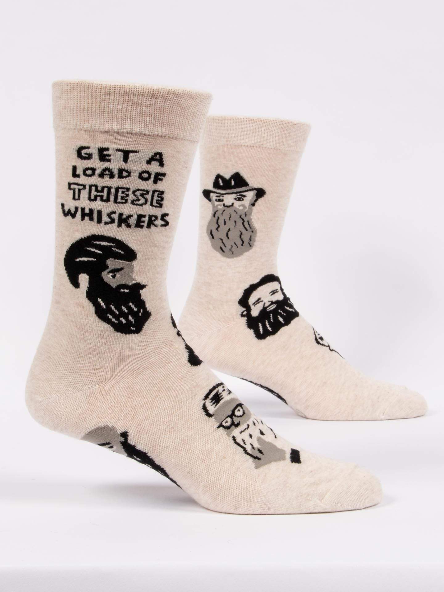 Get A Load of Those Whiskers Men's Socks Blue Q Clothing