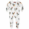 Chicken  Zippered Footed Romper 3-6 M