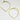 Gold Lotus Petal Hoop Earrings