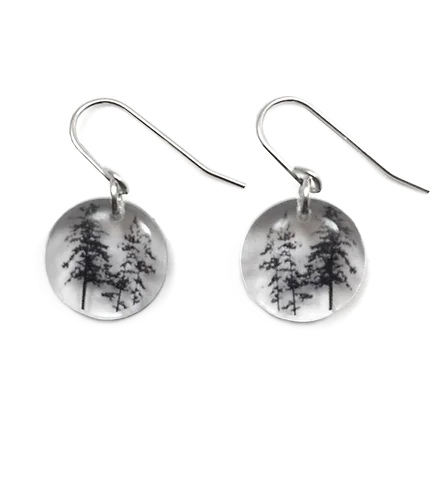 Round Forest Earrings
