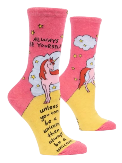 Always Be A Unicorn Ladies Socks