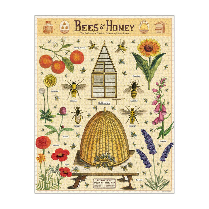 Bees &amp; Honey Vintage Puzzle