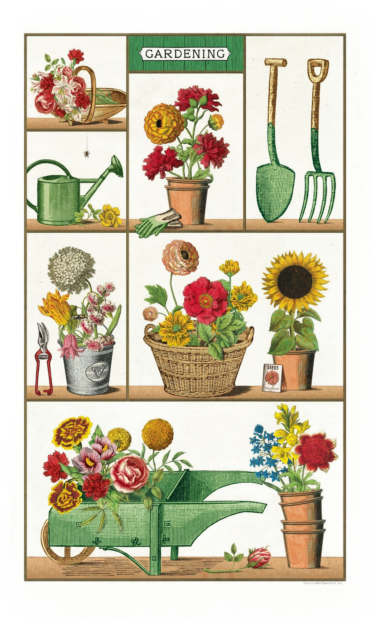 Gardening Tea Towel