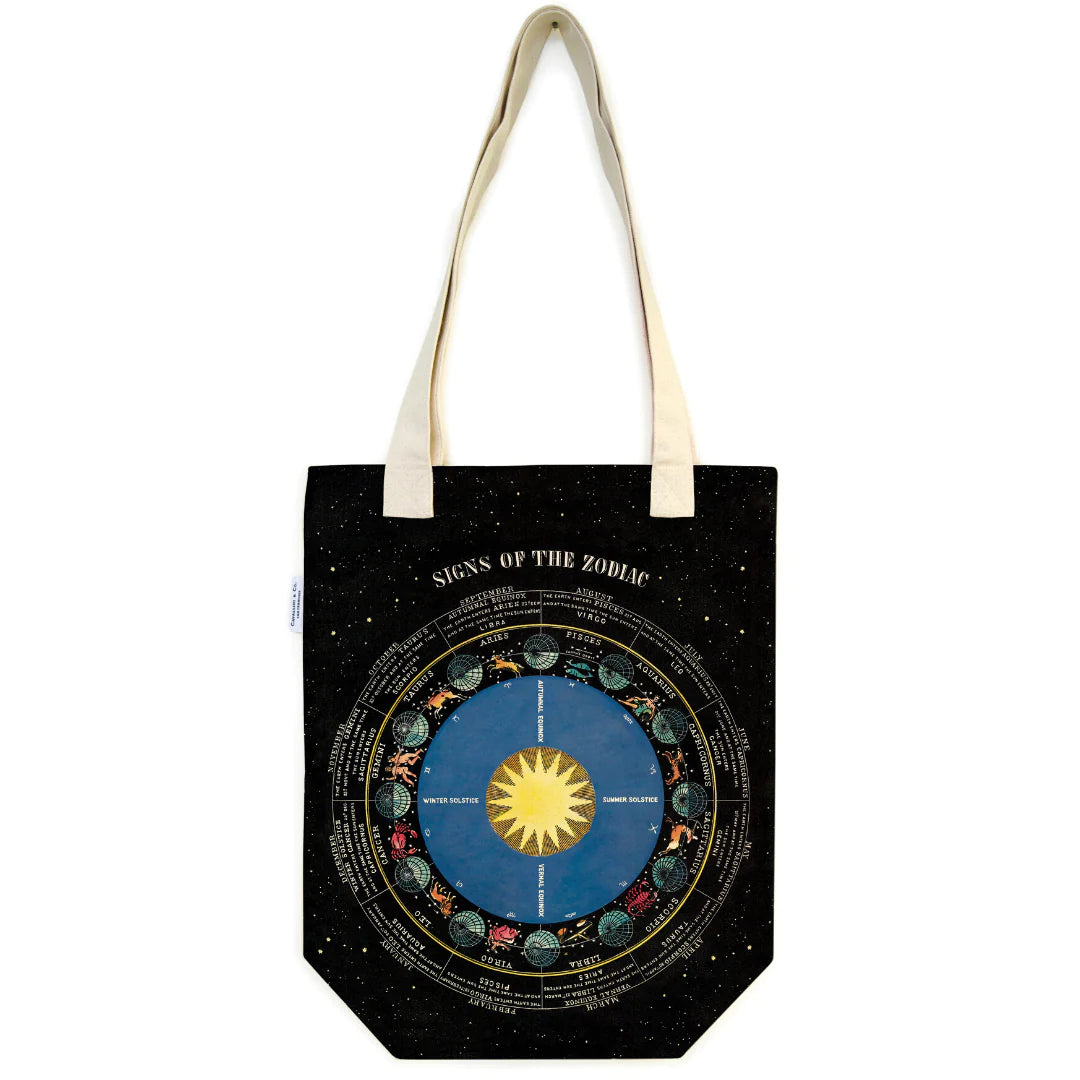 Signs of The Zodiac Vintage Tote Bag
