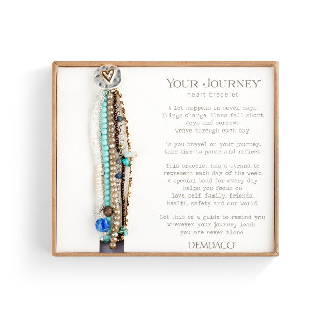 Journey Beaded Love Bracelet - Turquoise