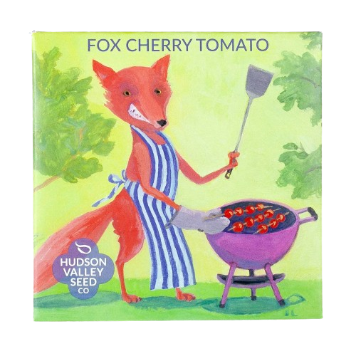 Fox Cherry Tomato Seeds Art Pack