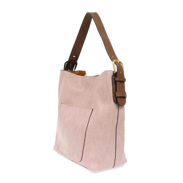 Pink Lavender Hobo Bag w/Coffee Handle