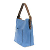 Surf Blue Hobo Bag w/Coffee Handle
