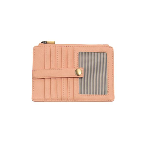 Crepe Pink Penny Mini Travel Wallet
