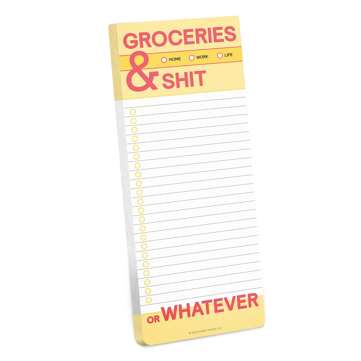 Groceries &amp; Shit Make-A-List Pad