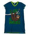 Slow Morning Sloth Nightshirt - L/XL