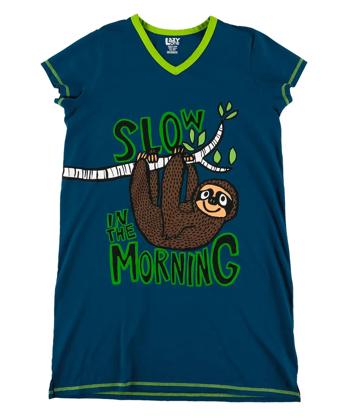 Slow Morning Sloth Nightshirt - L/XL