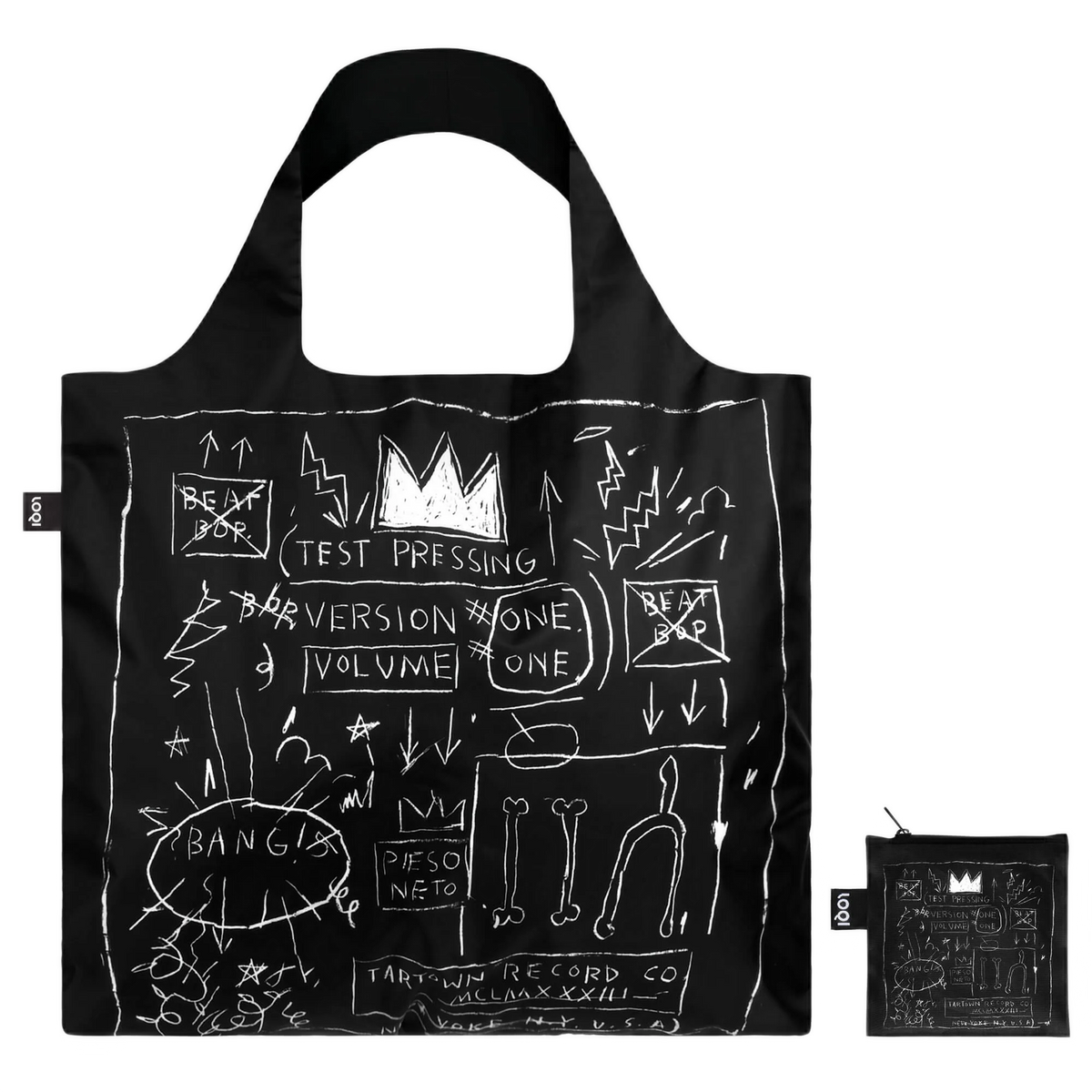 Jean-Michel Basquiat Crown Reusable Tote Bag