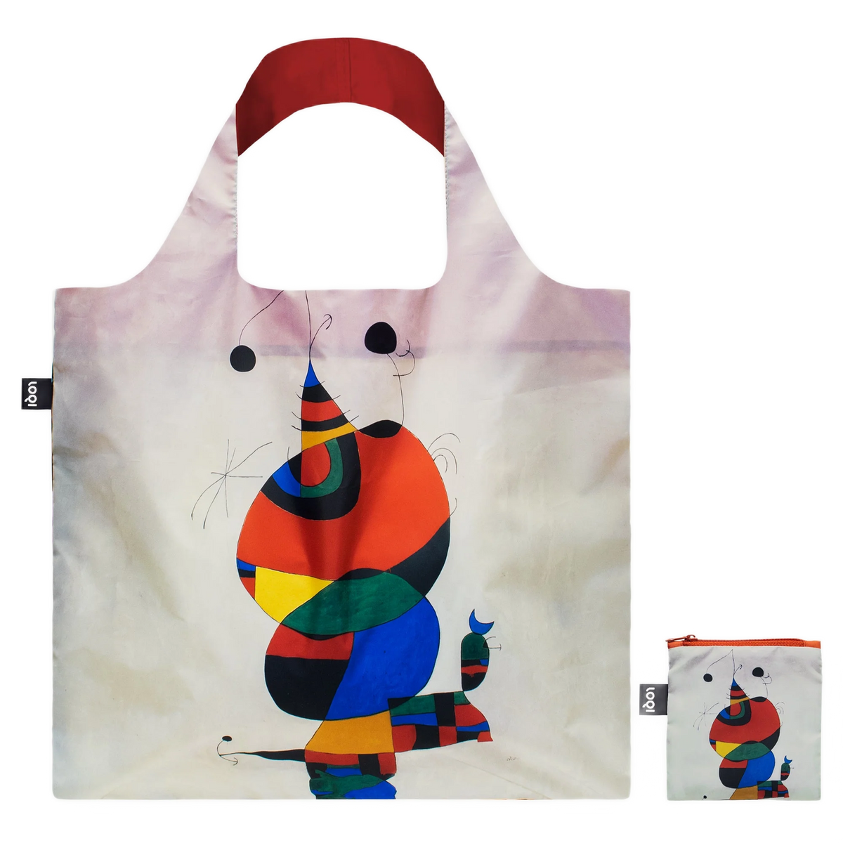 Joan Miro: Woman, Bird and Star Reusable Tote Bag
