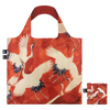 White and Red Cranes Reusable Tote Bag