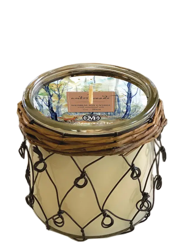 Amber Woods Farmhouse Soy Candle