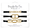 Bracelet Hair Ties - Gold