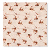 Floral Fox Swaddle Blanket
