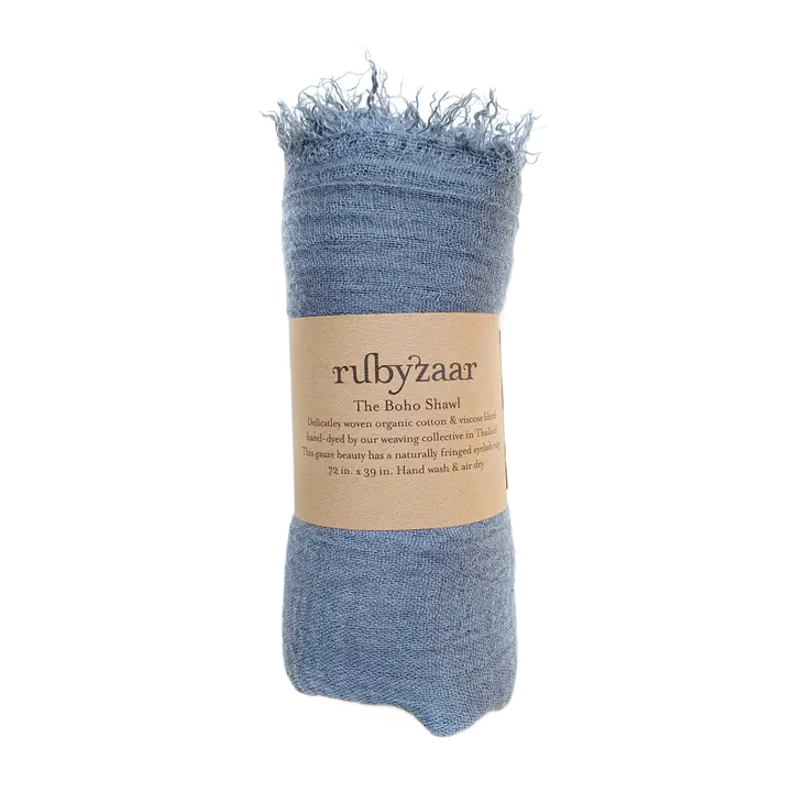 The Boho Shawl - Denim