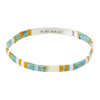 Good Karma Miyuki Bracelet - Pure Magic-Turquoise/Silver