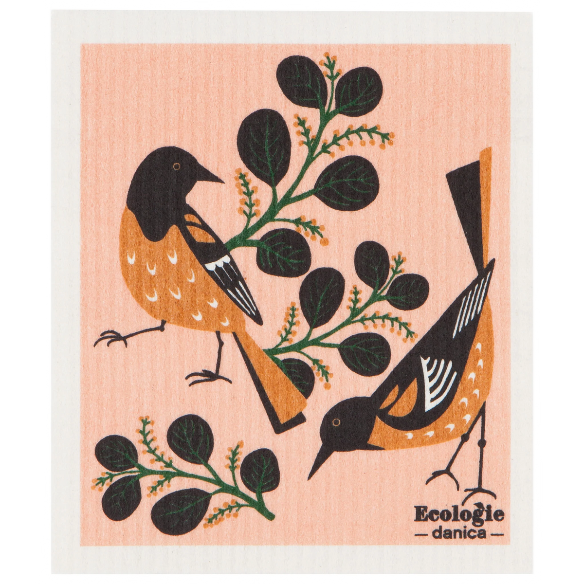 Black Orioles Swedish Dishcloth