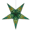 Andromeda Hanging Star Lantern - Green