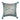 Square Blue Printed Velvet Pillow