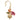 Floral Garland Earrings - Gold Multi