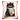 Holiday Cat w/ Cardinal Hook Pillow