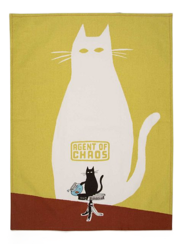 Agent Of Chaos Dish Towel Blue Q Household Stuff