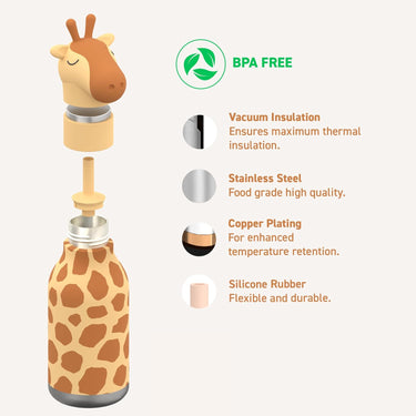 Asobu Bestie Bottle - Giraffe Spots Asobu Kids