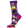 Bewitched Closet Socks - Purple Socksmith Clothing